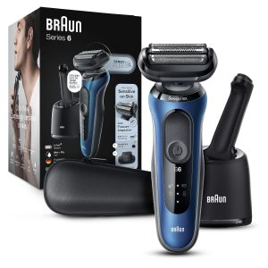 Braun Electric Razor for Men, Series 6 SensoFlex Electric Shaver with Beard Trimmer