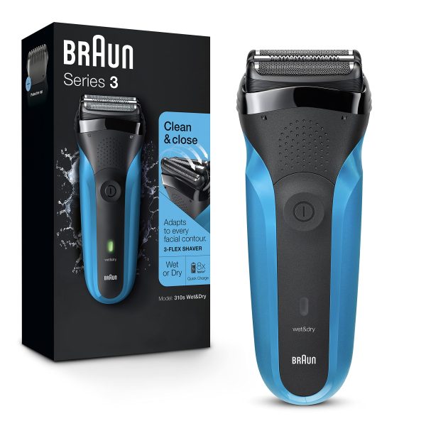 Braun Series 3 310s Wet and Dry Electric Shaver for Men / Rechargeable Electric