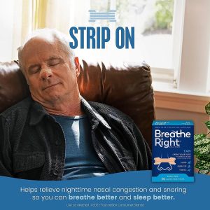 Breathe Right Original Nose Strips to Reduce Snoring