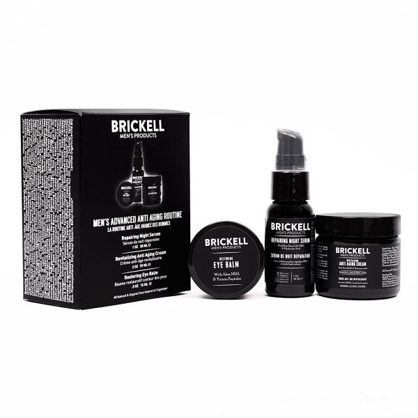 Brickell Men's Advanced Anti-Aging Routine, Night Face Cream