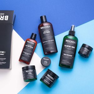 Brickell Men's Daily Elite Face Care Routine I, Toner, Gel Facial Wash