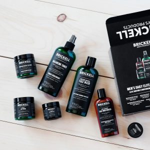 Brickell Men's Daily Elite Face Care Routine II, Toner, Charcoal Facial Wash