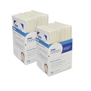 Bruder Hygienic Eyelid Cleansing Sheets Micro Fine Individually Wrapped Untreated