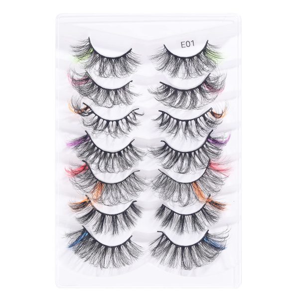 BS-MALL Colored Lashes False Eyelashes