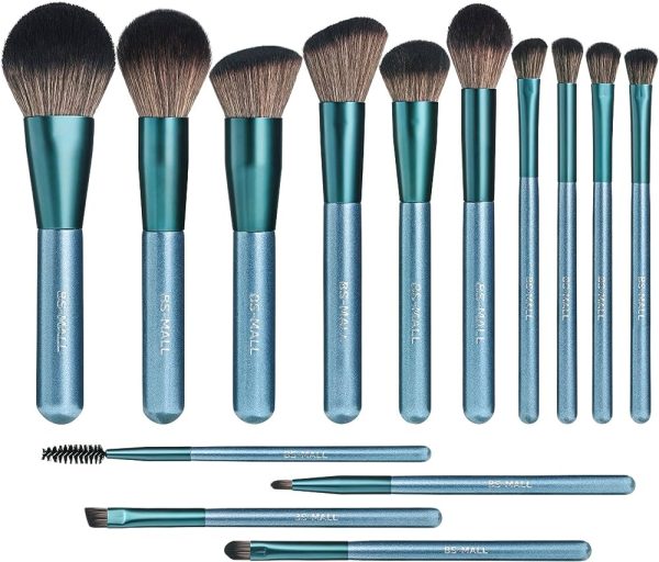 BS-MALL Makeup Brushes 14 Pcs Brush Set