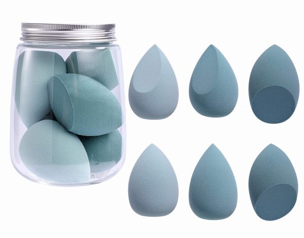 BS-MALL Makeup Sponge 6 Pcs blender sponge for Liquid