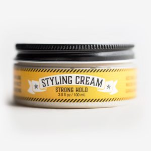 Buck's Burley Styling Cream for Men's Hair, Strong Hold Forming Serum