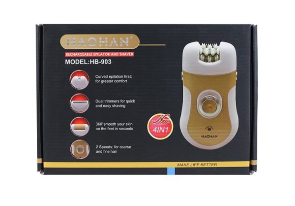 Budermmy 3 in 1 Rechargeable Hair Remover with Led Light