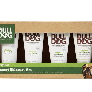Bulldog Expert Skincare Set Including Shave Gel, Face Wash, Facial Moisturizer