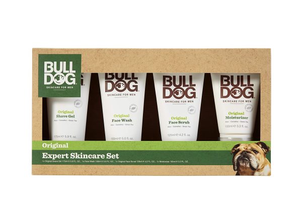 Bulldog Expert Skincare Set Including Shave Gel, Face Wash, Facial Moisturizer