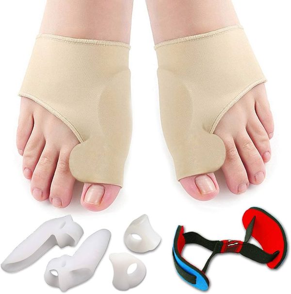 Bunion Corrector & Bunion Relief Protector Sleeves Kit