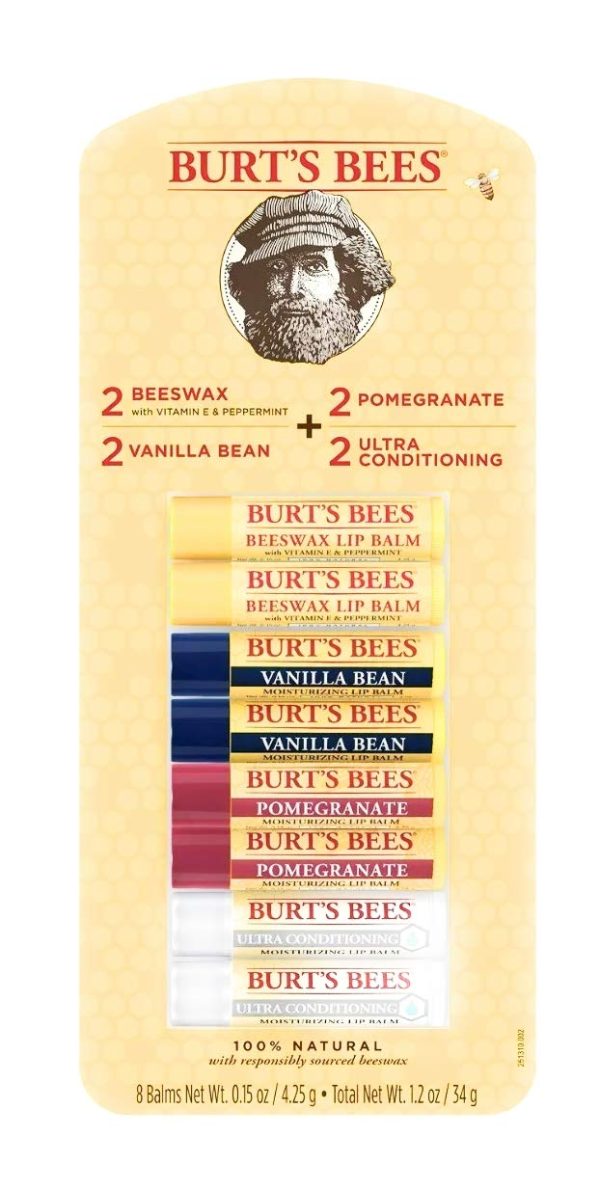 Burt's Bees 100% Natural Moisturizing Lip Balm, Beeswax