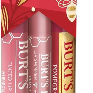 Burt's Bees Gifts, 3 Moisturizing Lip Shimmer Products