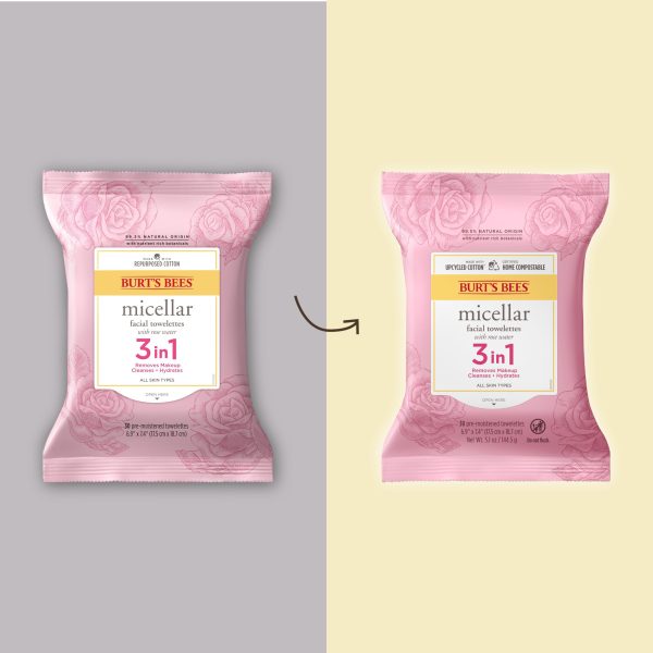 Burt's Bees Micellar Cleansing Towelettes With Rose Water