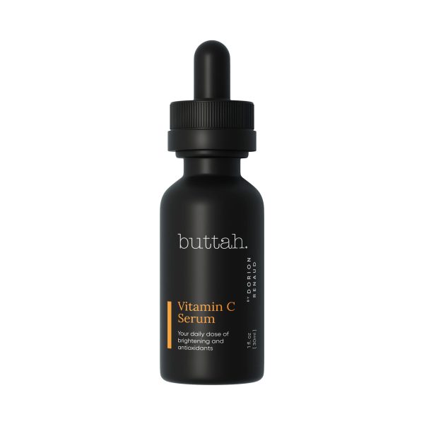 Buttah Skin Vitamin C Serum 1 FL oz e 30mL - For Face - Vitamin E - Ferulic Acid