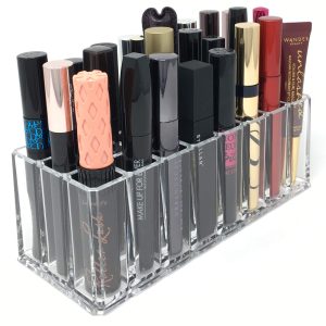 byAlegory Acrylic Eye Mascara Organizer Beauty Makeup Holder