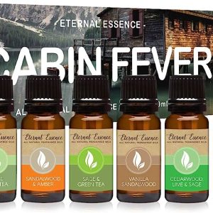 Cabin Fever - Gift Set Of 6 All Natural Fragrance Oils