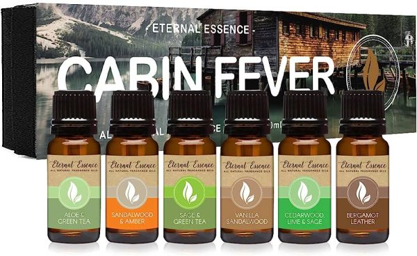 Cabin Fever - Gift Set Of 6 All Natural Fragrance Oils