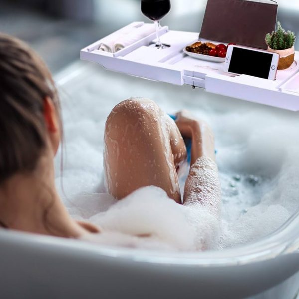 Cabot & Carlyle Luxury Bath Caddy Tray for Tub