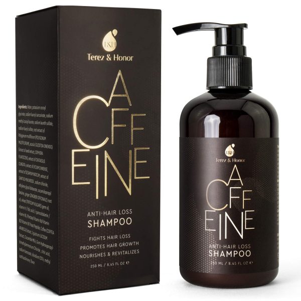 Caffeine Anti-Hair Loss and Hair Growth Shampoo, Volumizing Thinning Hair