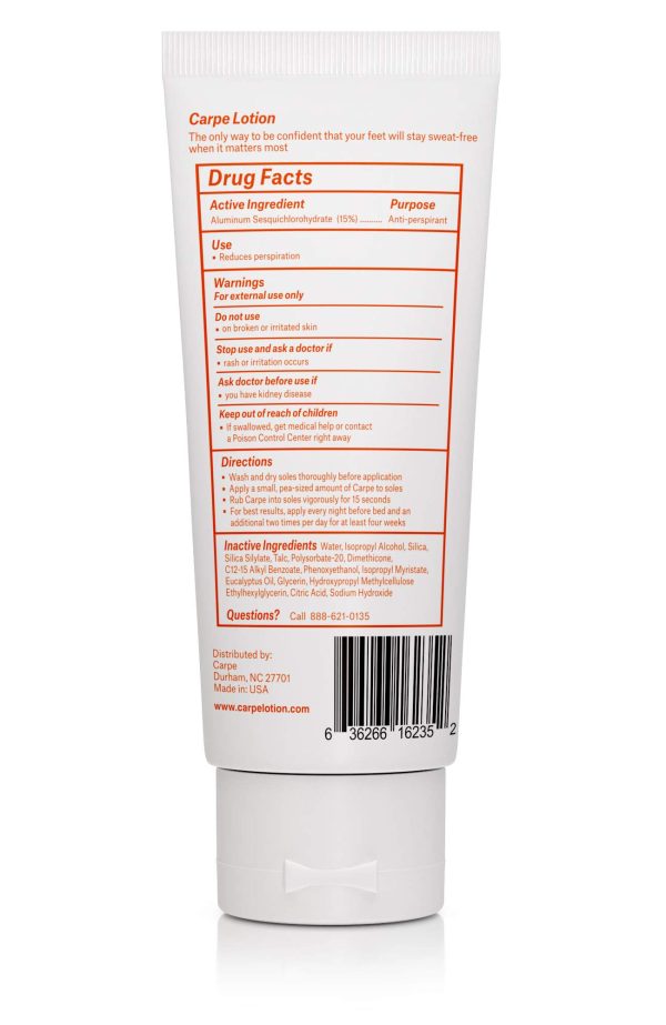 Carpe Antiperspirant Hand and Foot Lotion Package Deal