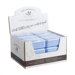 Case of 18 Pre de Provence Starflower Scent 150 gram shea butter large soap bars