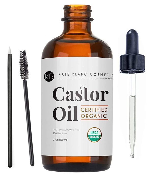 Castor Oil (2oz) USDA Certified Organic, 100% Pure, Cold Pressed