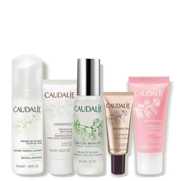 CaudalÍe Favorites Gift Set. Complete Beauty Skin Care Routine for Brightening