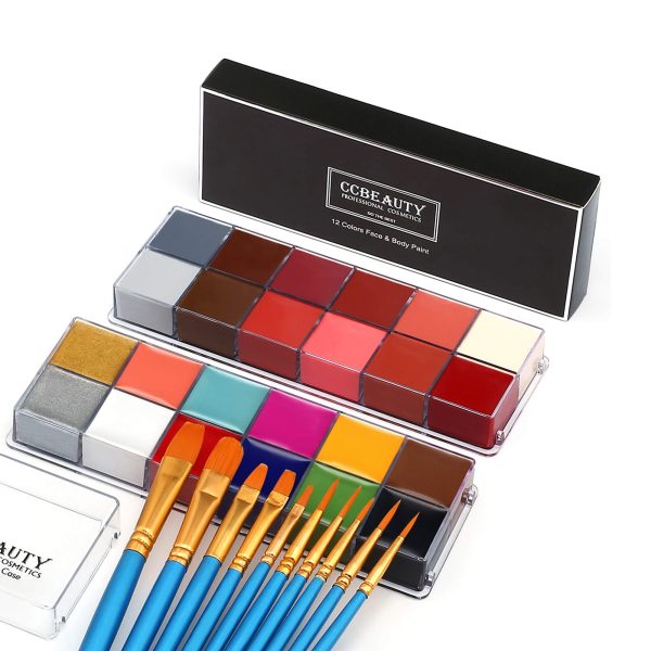 CCbeauty Professional Face Paint Oil 24 Colors