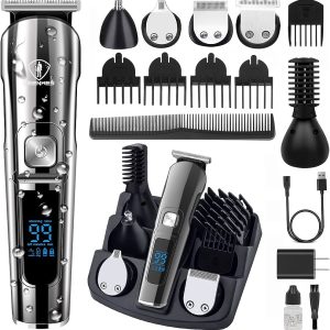 Ceenwes Electric Razor for Men 2 in 1 Rechargeable Electric Shaver Cordless