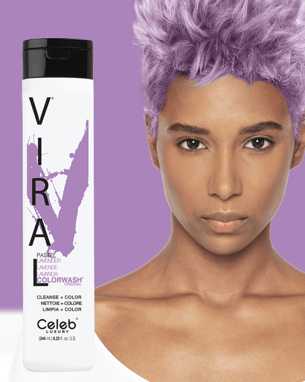 Celeb Luxury Viral Colorwash: Pastel Lavender Color Depositing Shampoo