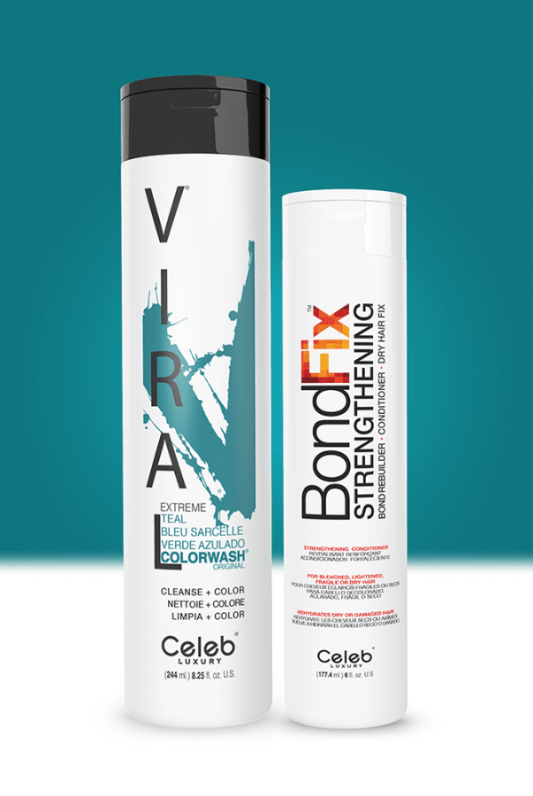 Celeb Luxury Viral Colorwash: Turquoise Color Depositing Shampoo Concentrate