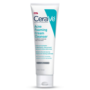CeraVe Acne Foaming Cream Cleanser | Acne Treatment Face Wash