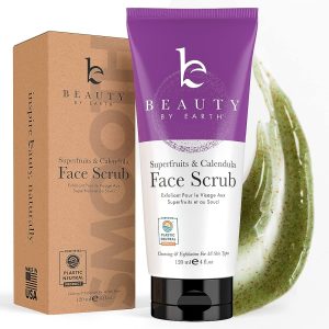 Certified Organic Skin Care Set - Facial Cleanser - Exfoliating Face Scrub