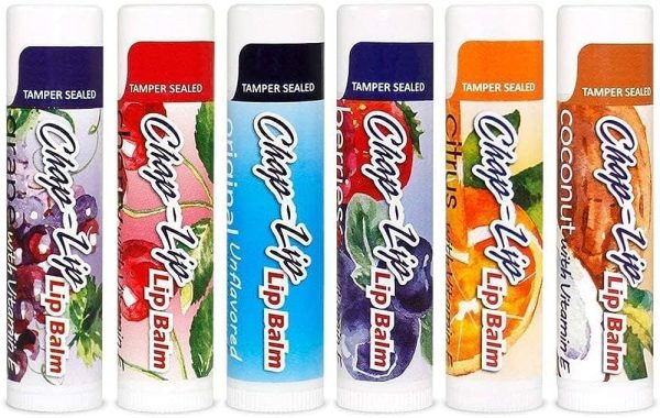 Chap-Lip Vitamin E Lip Balm with Coconut Oil - Lip Moisturizer Treatment
