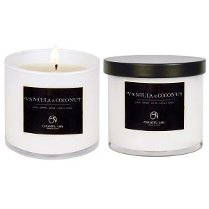 Chloefu LAN Vanilla & Coconut Scented Candle Sets