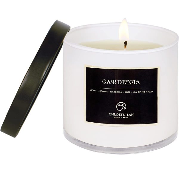Chloefu LAN White Gardenia Scented Candles