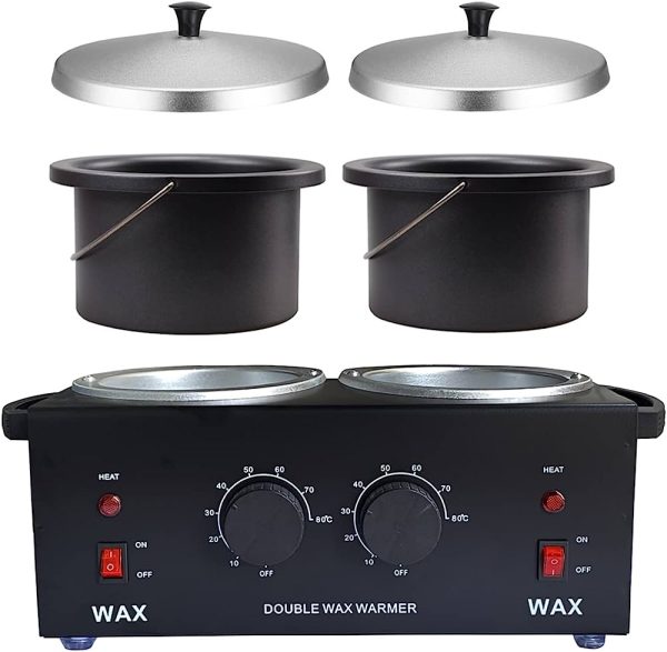 ChoJiah New Upgrated Black Double Wax Warmer