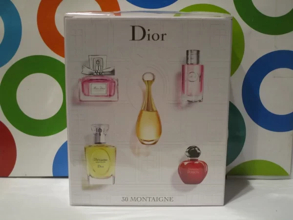Dior Les Parfums 30 Montaigne Collection – Five Iconic Miniature Fragrances in Elegant Bottles 