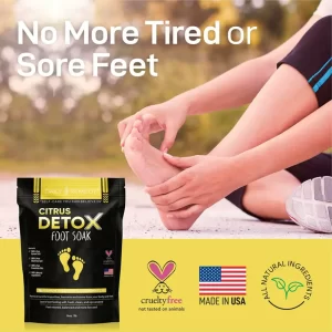 Citrus Detox Foot Soak with Epsom Salt - Removes Toxins