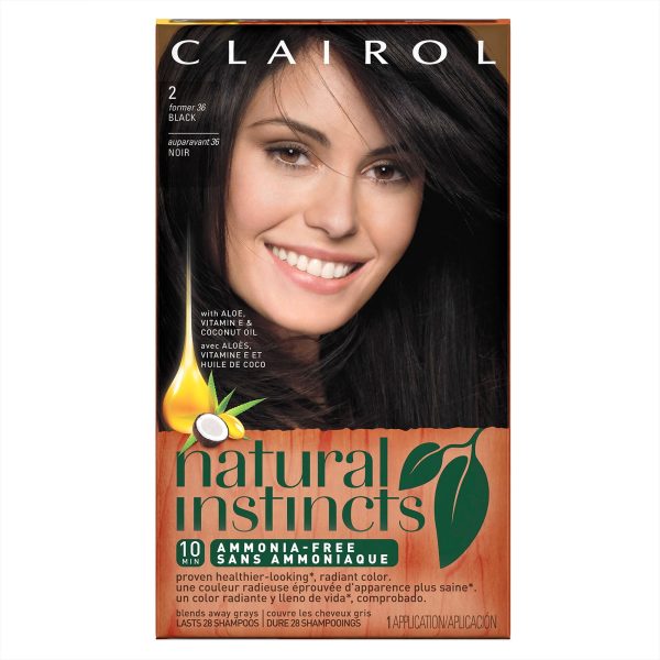 Clairol Natural Instincts, Midnight Black