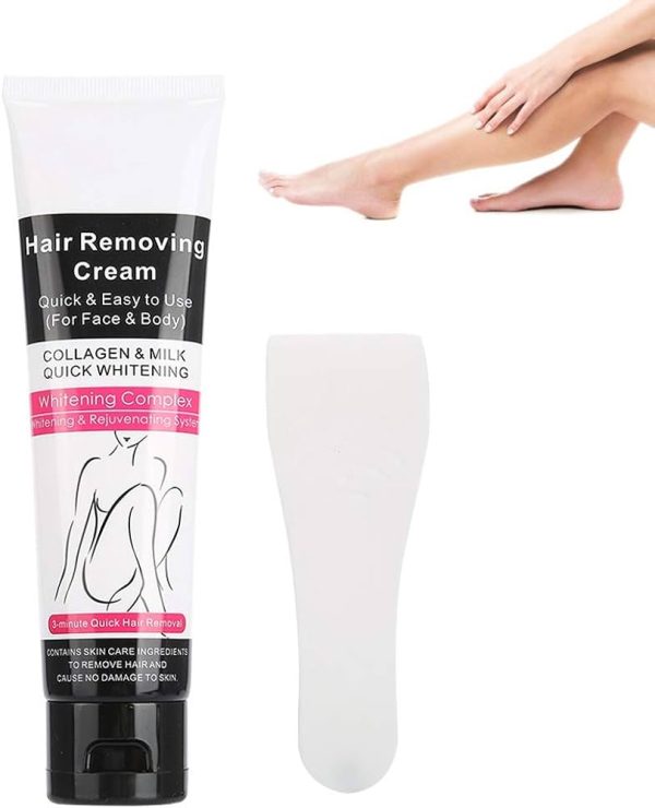 Clean + Easy Cream Gentle Depilatory for Facial and Full Body Hair Removal