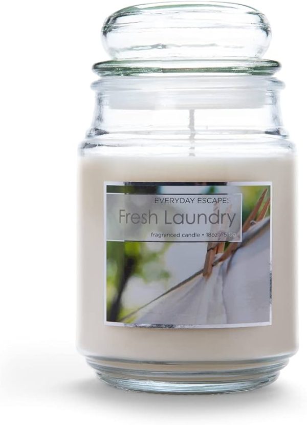 CLEAN Home Fragrances Candle, Fresh Laundry
