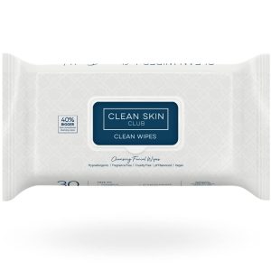 Clean Skin Club XL Bacteria-Free Clean Wipes - Your Ultimate One-Step Facial Cleanser and Makeup Remover