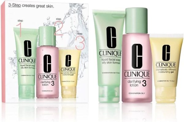 Clinique 3-step Skin Care System Combination Oily Skin Type