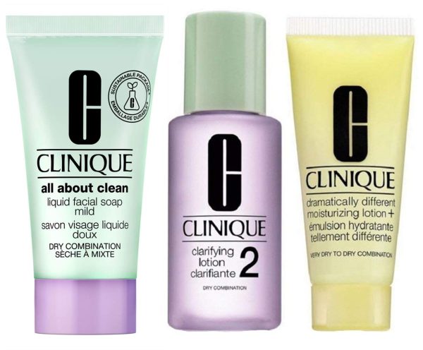 Clinique 3 Steps system for Dry / Dry Combination Skin Set