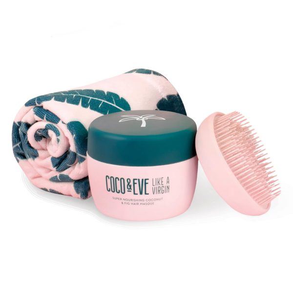 Coco & Eve That's A Wrap Bundle. Hair Mask, Tangle Tamer and Microfiber Hair