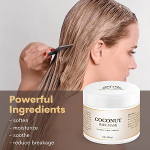 Coconut Hair Mask for Hair Growth and Volume - Infused with Argan Oil