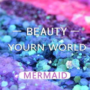 COKOHAPPY 8 Boxes 10ml Holographic Mermaid Dreams Chunky Glitter