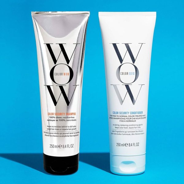 COLOR WOW Color Security Shampoo and Conditioner, Fine to Normal Hair